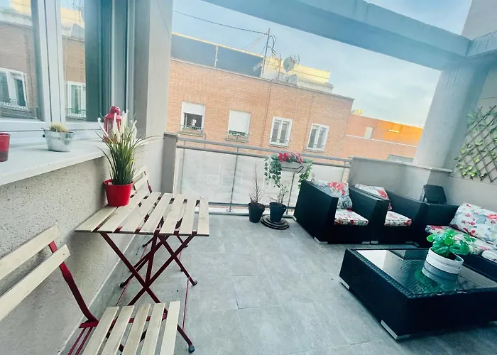 Atico Con Terraza - Cerca A Madrid Rio