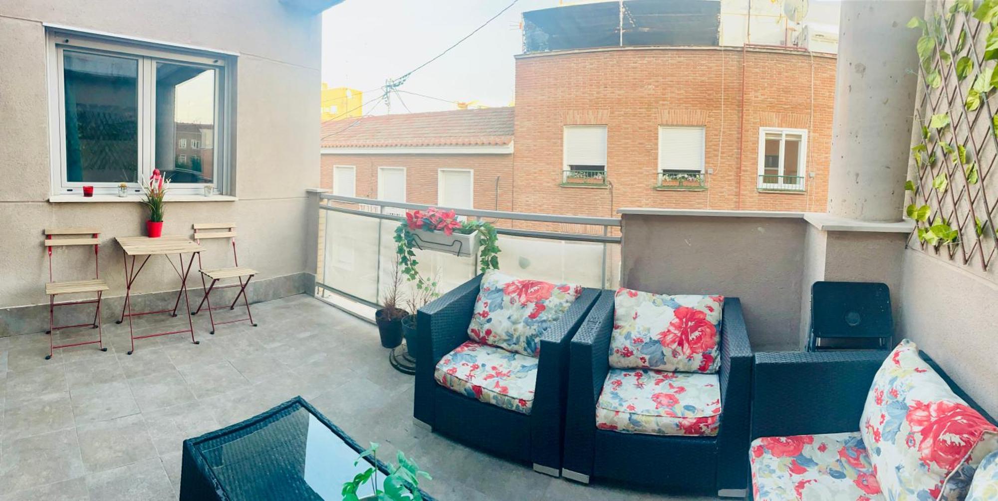Atico Con Terraza - Cerca A Rio Appartement Madrid